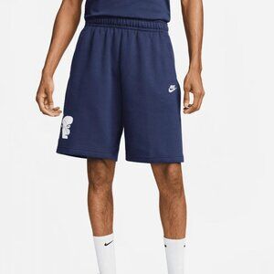 Nike Graphic Club Fleece Shorts DQ4659-410 Blue Men’s sz L